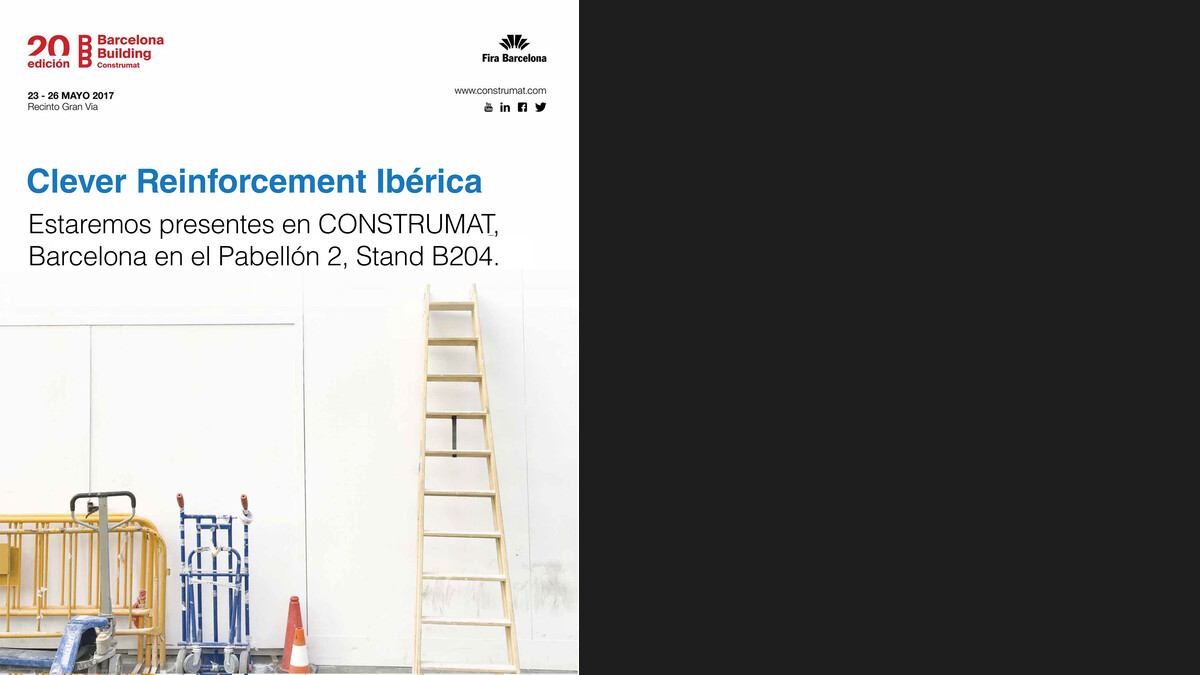 Clever Reinforcement Ibérica en la Feria de Barcelona | Construmat