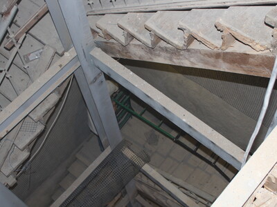 Aplicación de S&P ARMO-mesh® en fosa de escalera y ascensor