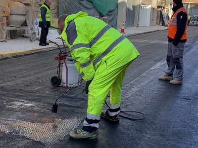 INSTALACION DE LA MALLA CARBOPHALT G