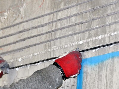 S&P C-Laminate slot applied aplicado en hendidura